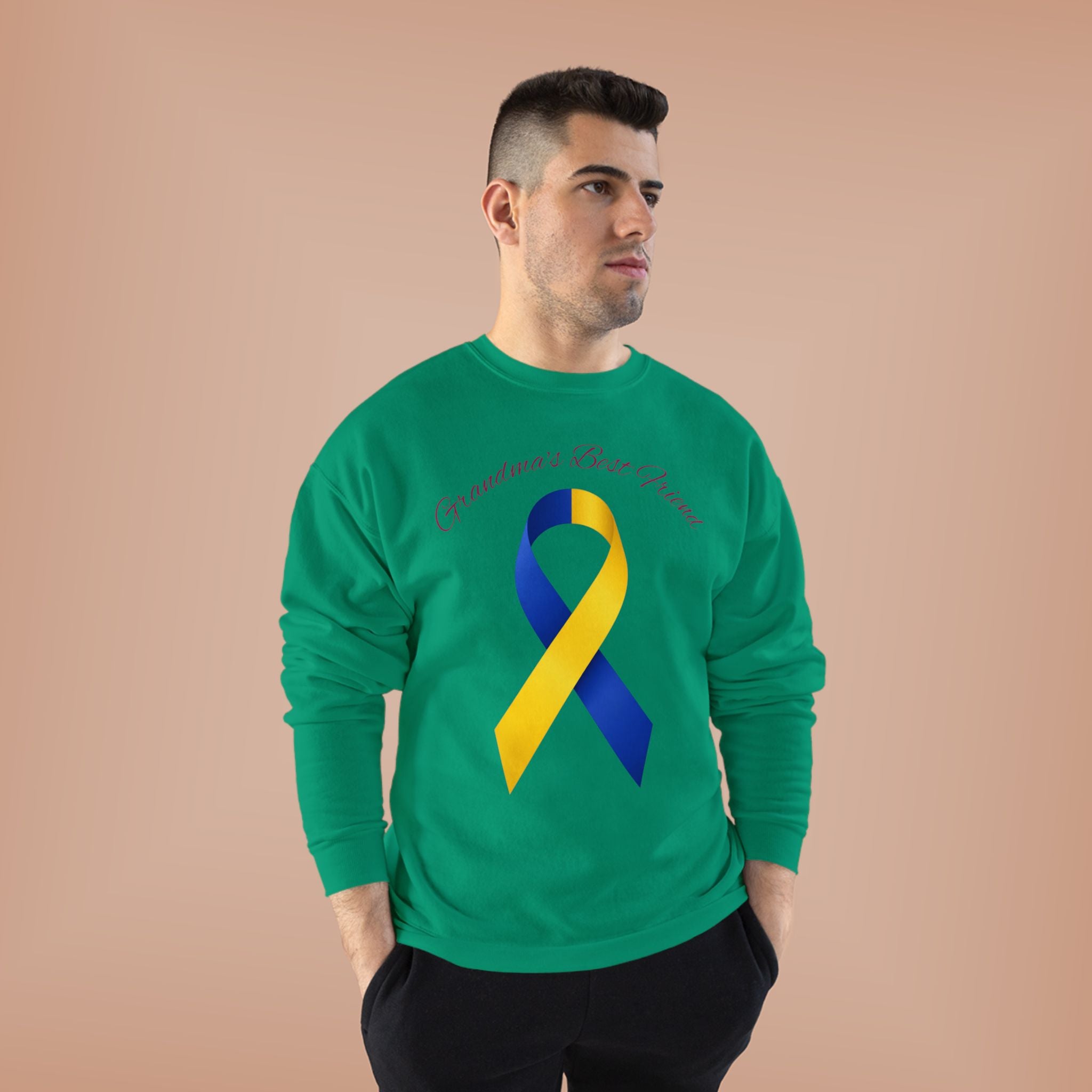 Grandma's Brave Cancer Ribbon Sweatshirt