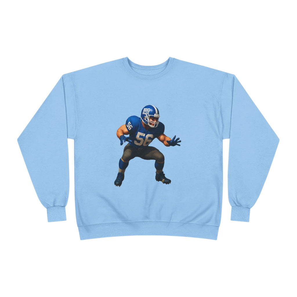 Football Linebacker Illustration Crewneck Sweatshirt