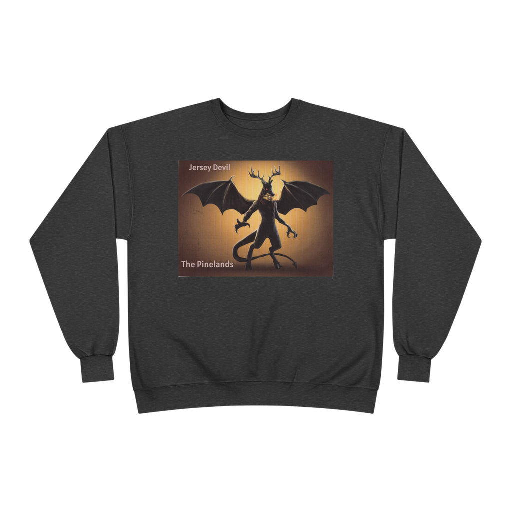 Devil Dragon Crewneck Sweatshirt – "The Firelands" Gothic Fantasy Graphic