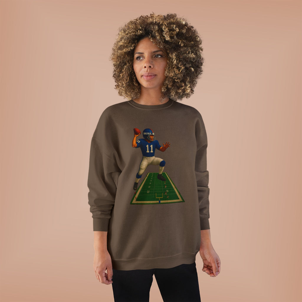 Football Quarterback Graphic Crewneck Sweatshirt