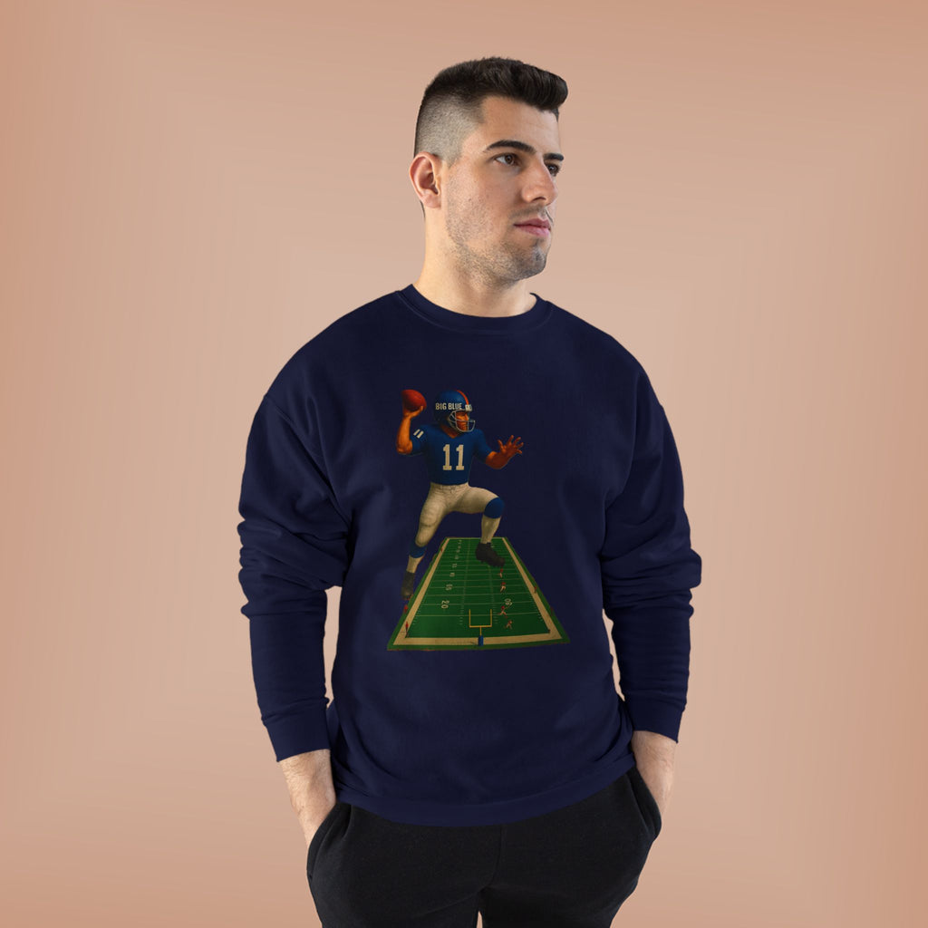 Football Quarterback Graphic Crewneck Sweatshirt