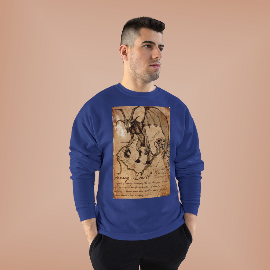 Vintage Demon Sketch Crewneck Sweatshirt