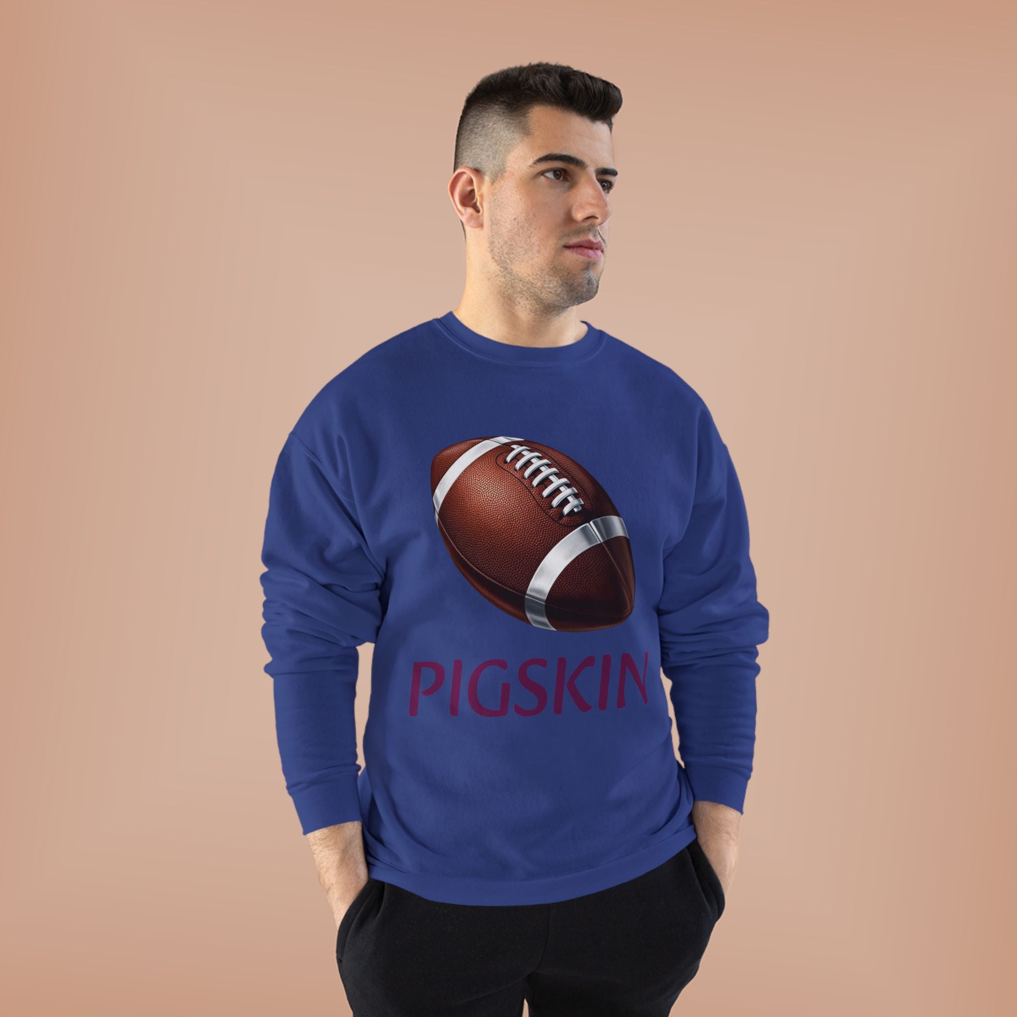 Football Vintage Graphic Sweatshirt — "Pigskin" Crewneck