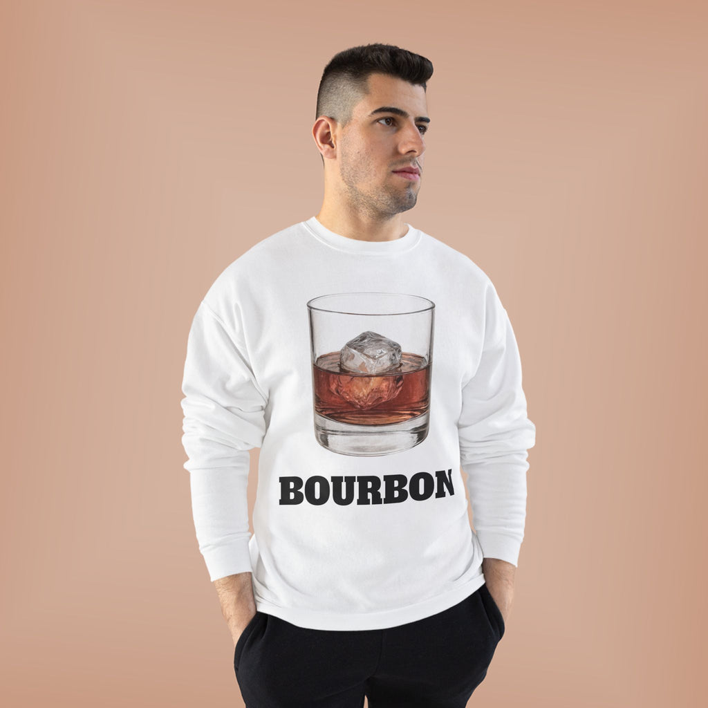 Bourbon Glass Sweatshirt — Vintage Whiskey Crewneck