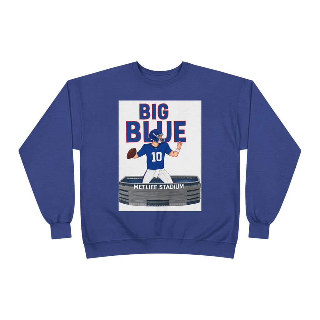 Big Blue '10' MetLife Stadium Crewneck Sweatshirt