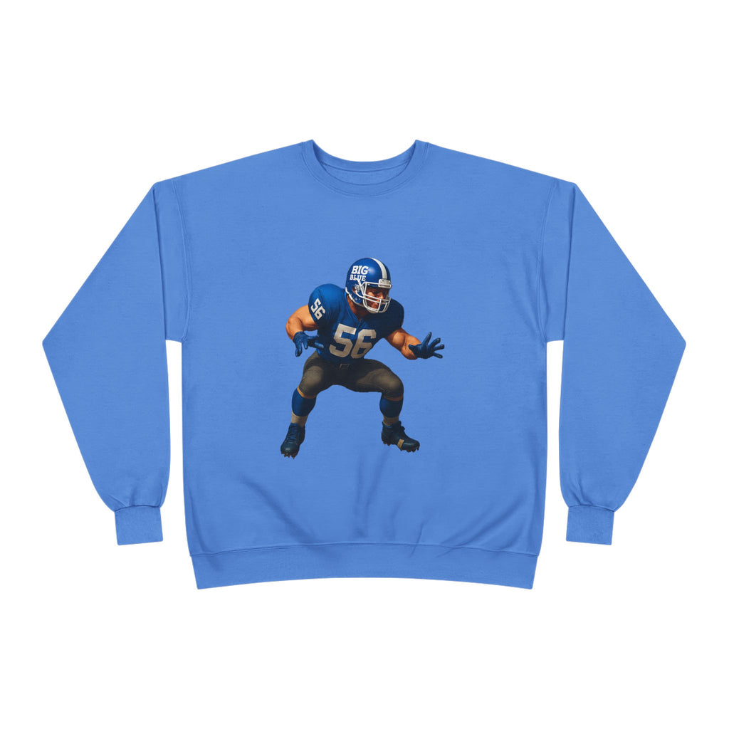 Football Linebacker Illustration Crewneck Sweatshirt