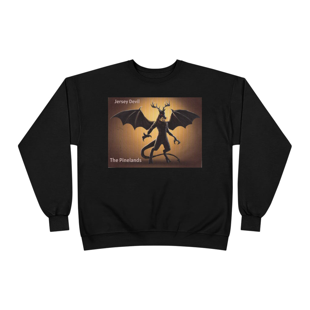 Devil Dragon Crewneck Sweatshirt – "The Firelands" Gothic Fantasy Graphic