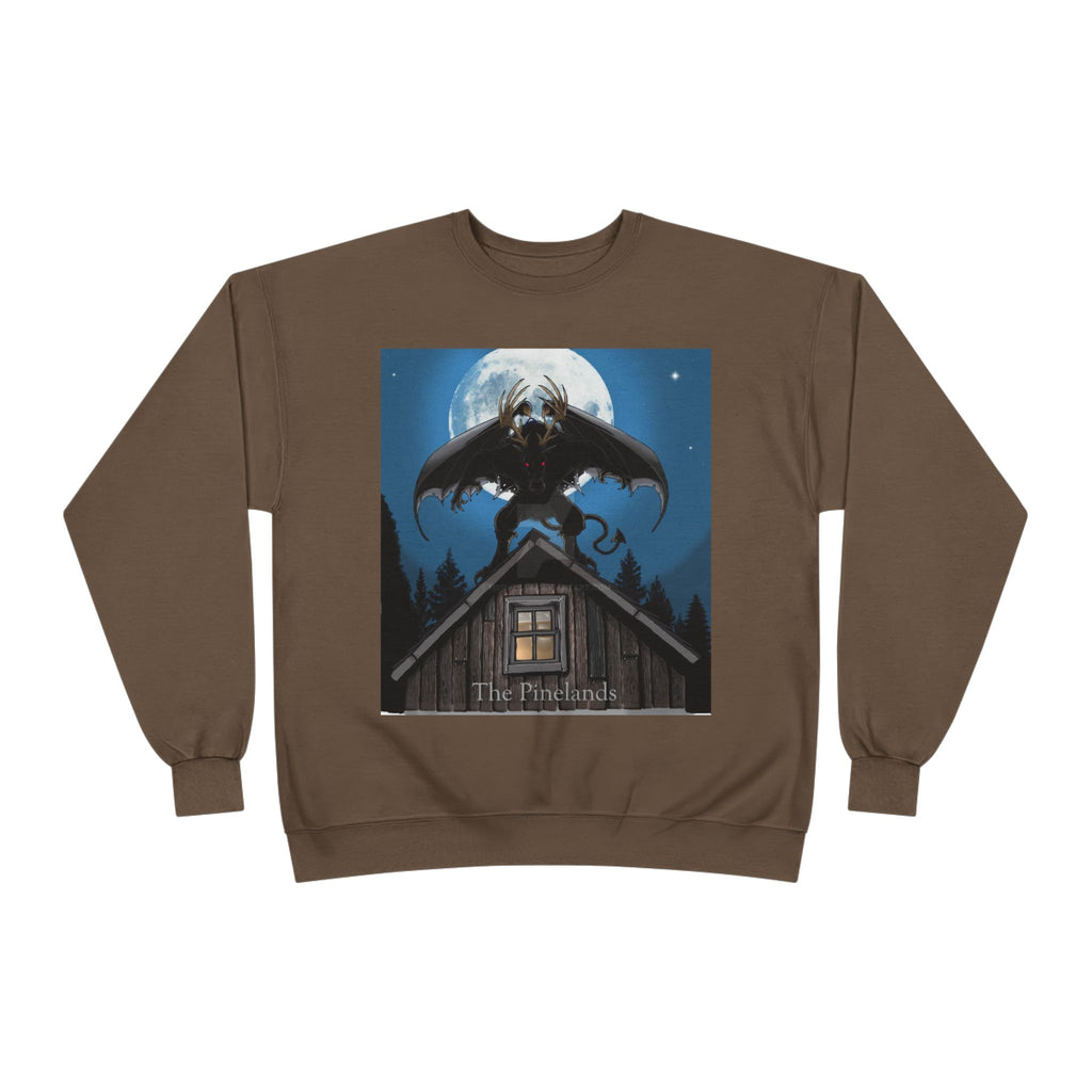Werewolf Moon Crewneck Sweatshirt — Night Forest Horror Graphic