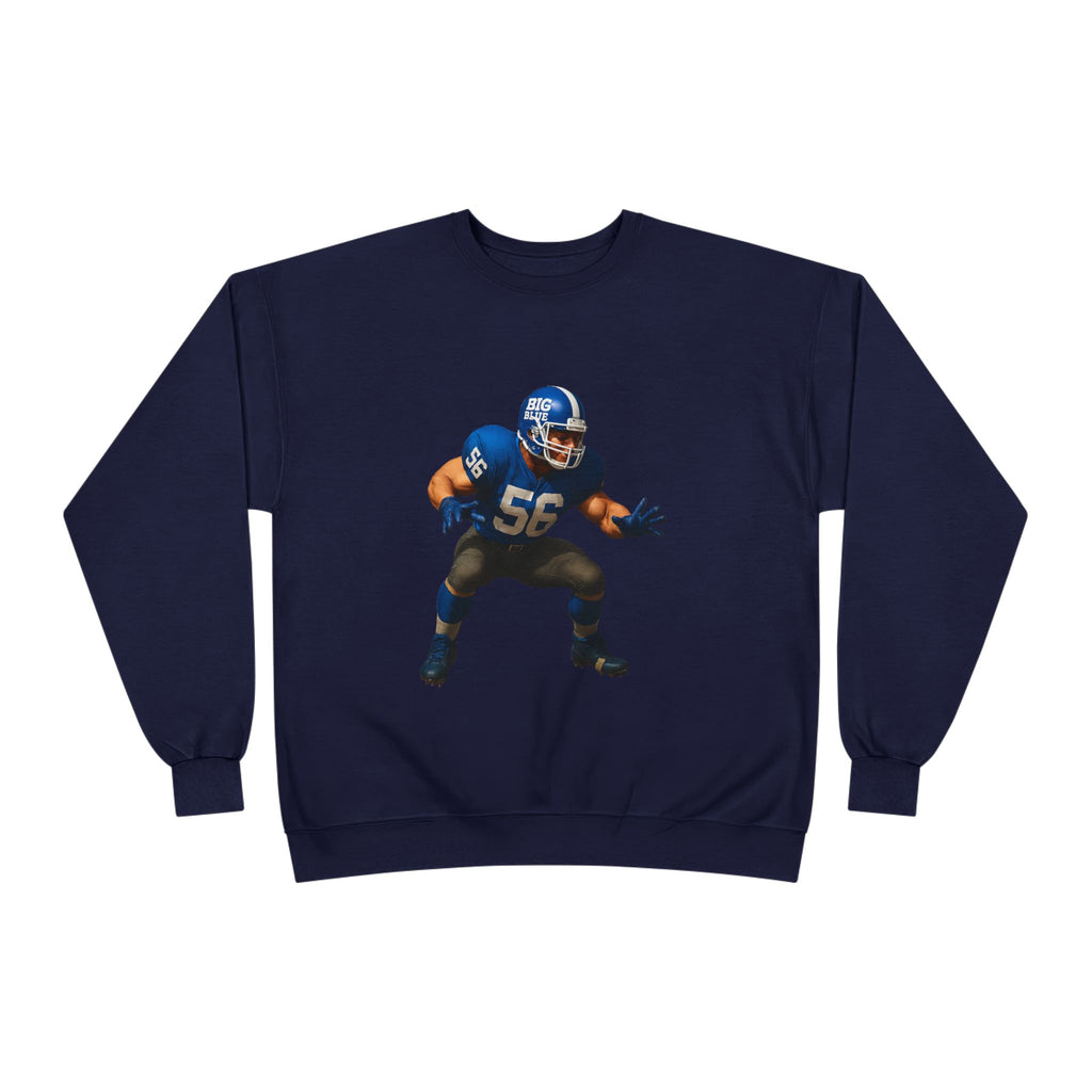 Football Linebacker Illustration Crewneck Sweatshirt