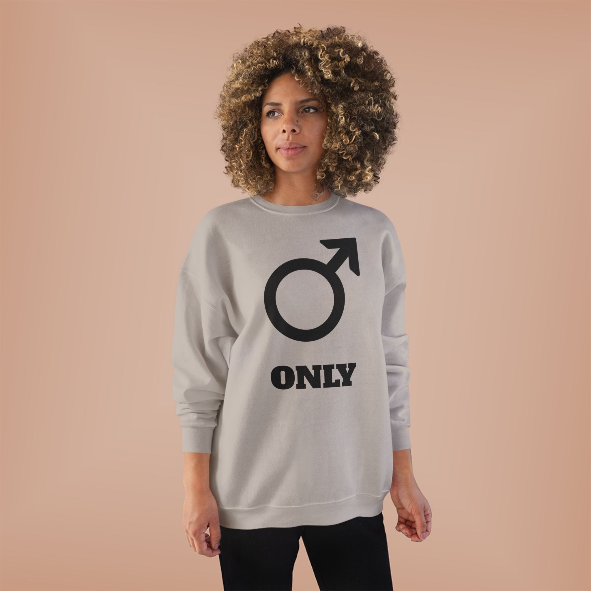 Male Symbol 'Only' Crewneck Sweatshirt