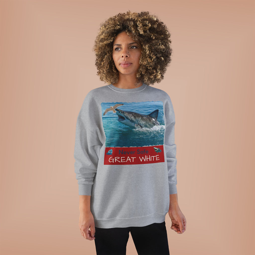 Great White Shark Crewneck Sweatshirt