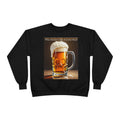 Beer Mug Crewneck Sweatshirt — "Who Doesn't Like A Lotta Head" Graphic