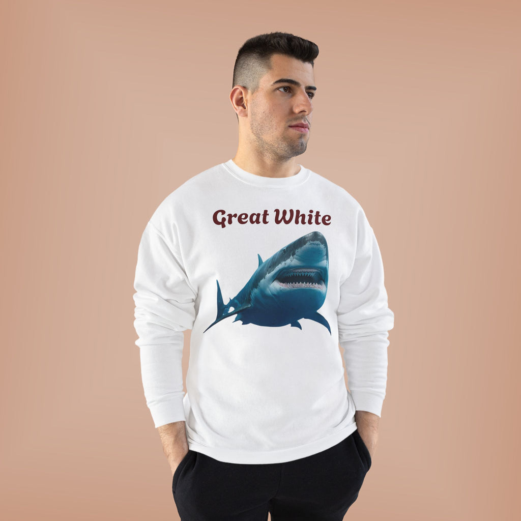 Great White Shark Crewneck Sweatshirt