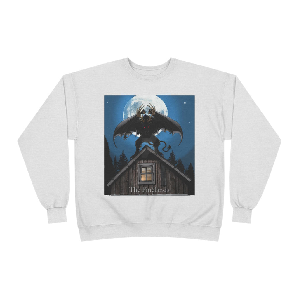 Werewolf Moon Crewneck Sweatshirt — Night Forest Horror Graphic