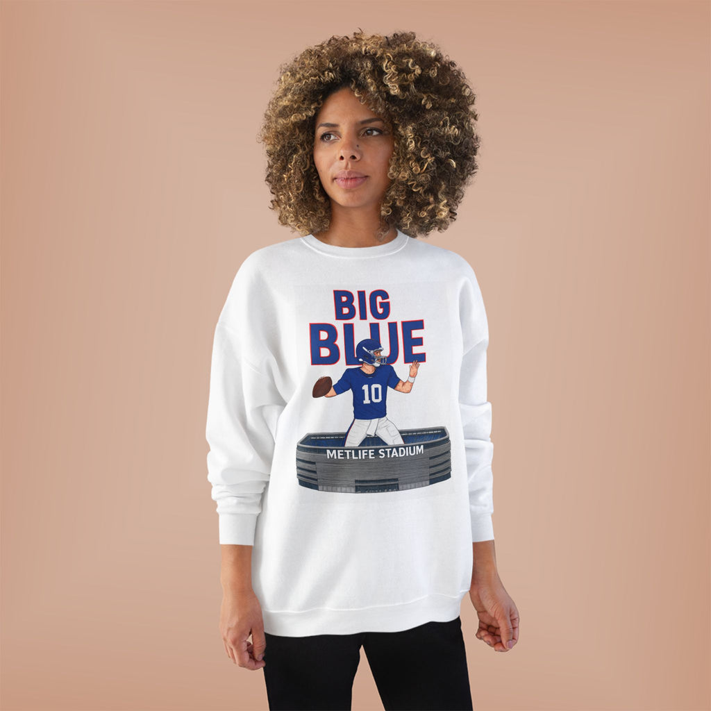 Big Blue '10' MetLife Stadium Crewneck Sweatshirt