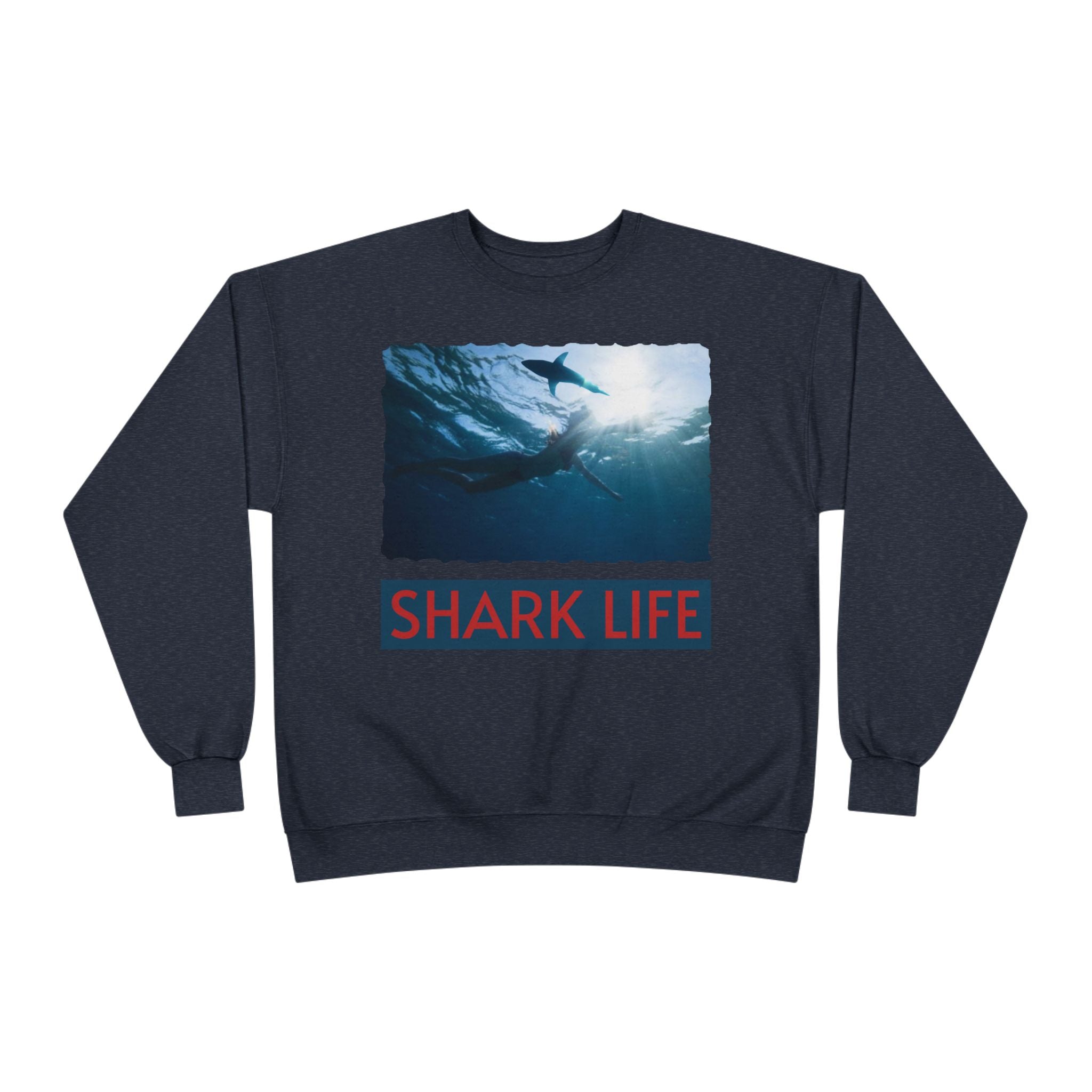 Ocean Sharks Photo Crewneck Sweatshirt