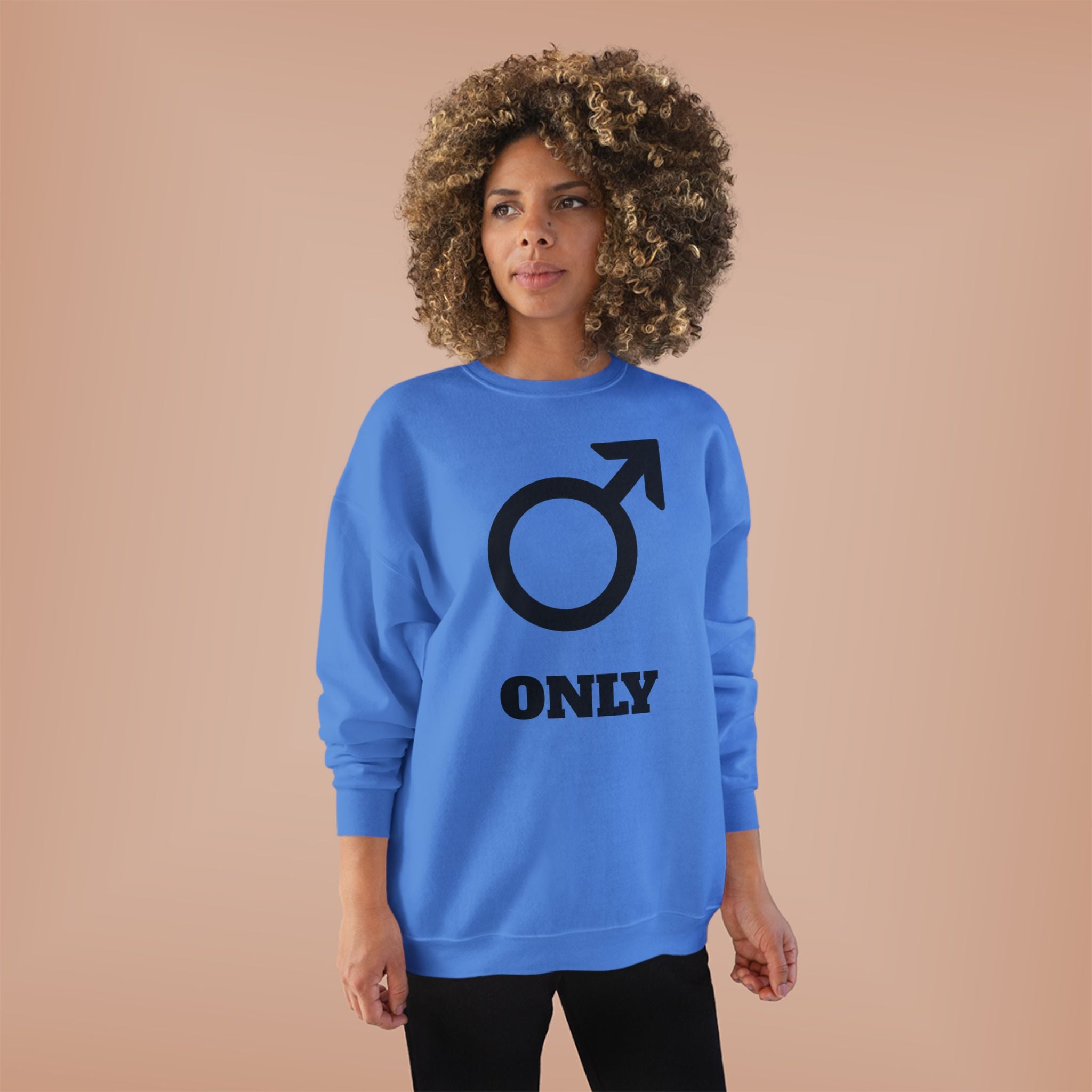 Male Symbol 'Only' Crewneck Sweatshirt