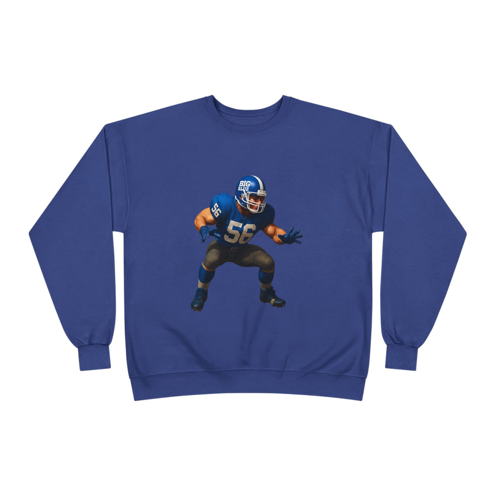 Football Linebacker Illustration Crewneck Sweatshirt