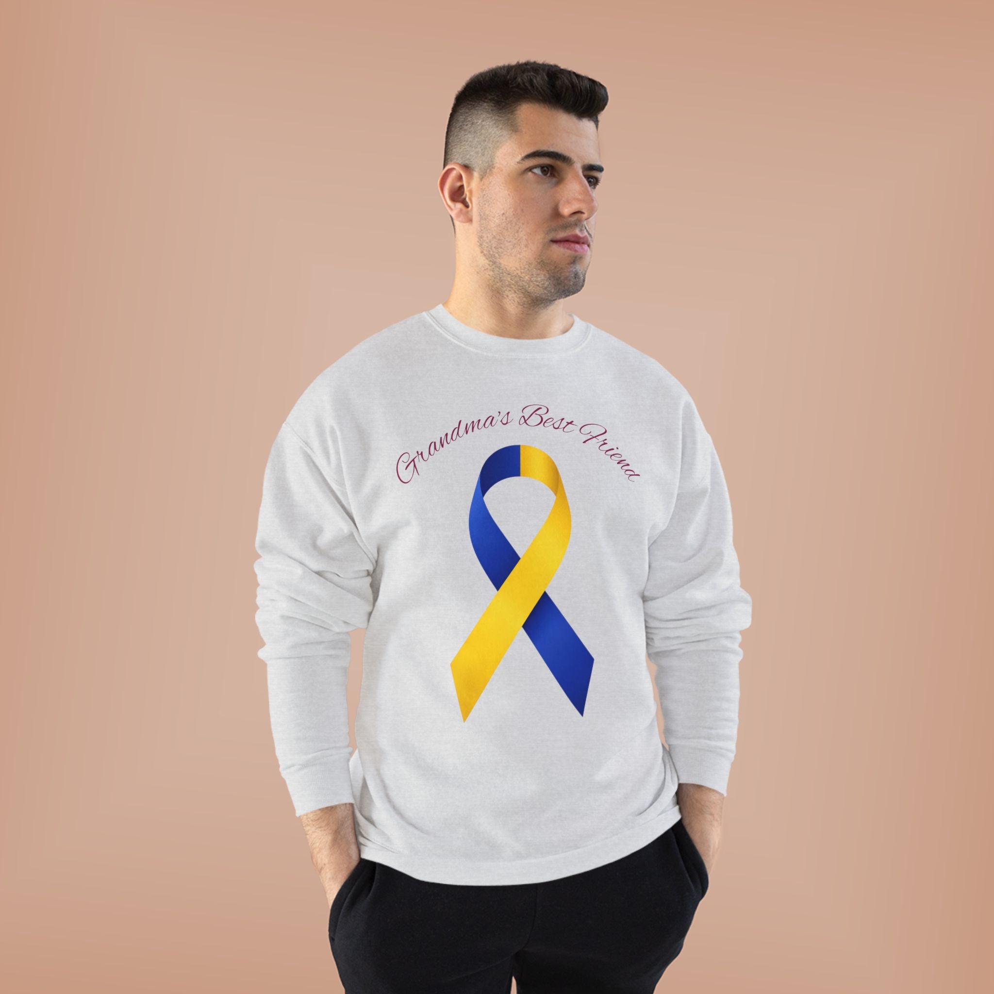 Grandma's Brave Cancer Ribbon Sweatshirt