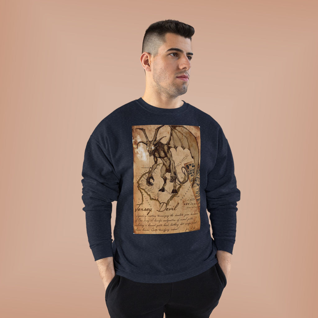 Vintage Demon Sketch Crewneck Sweatshirt