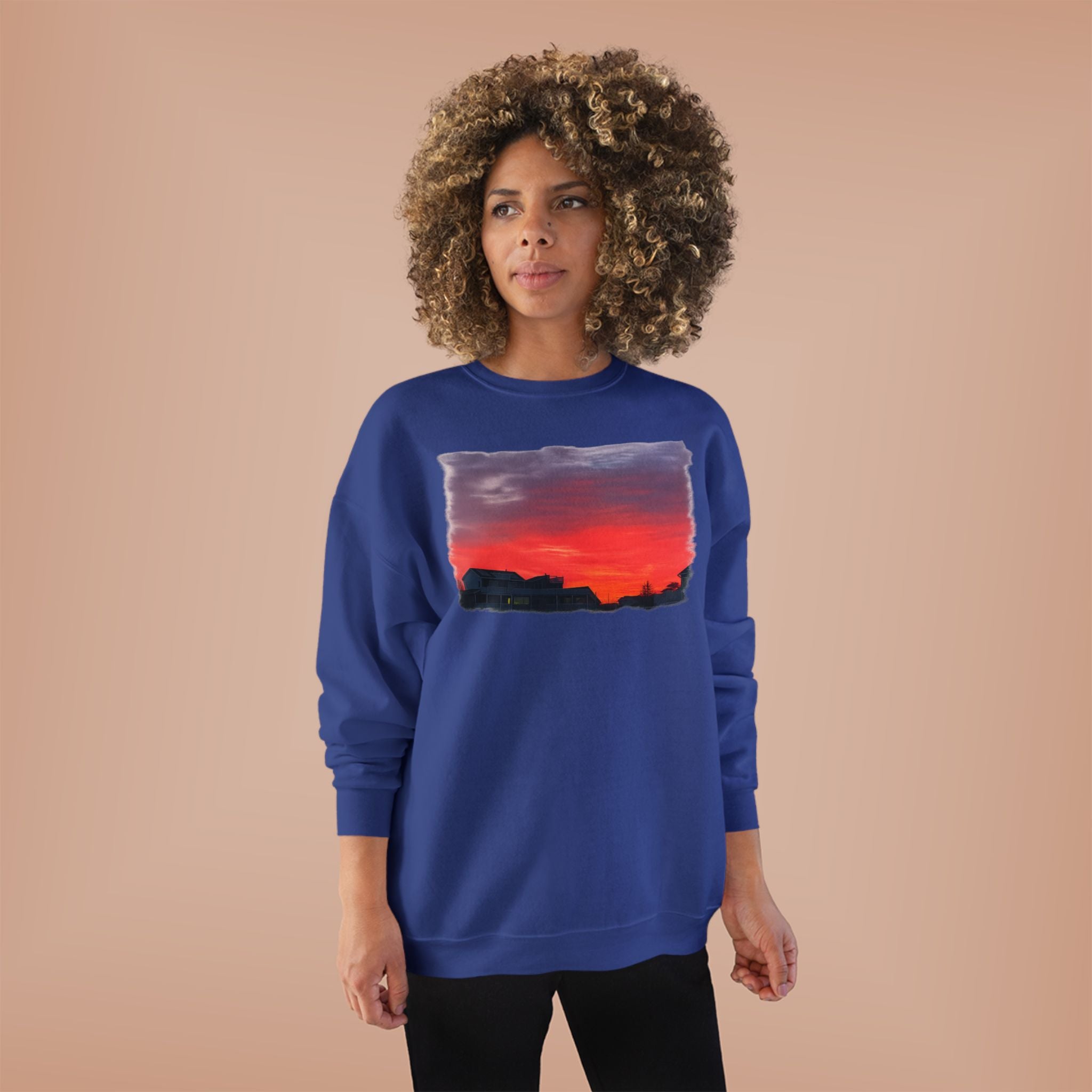 Sunset Skyline Crewneck Sweatshirt