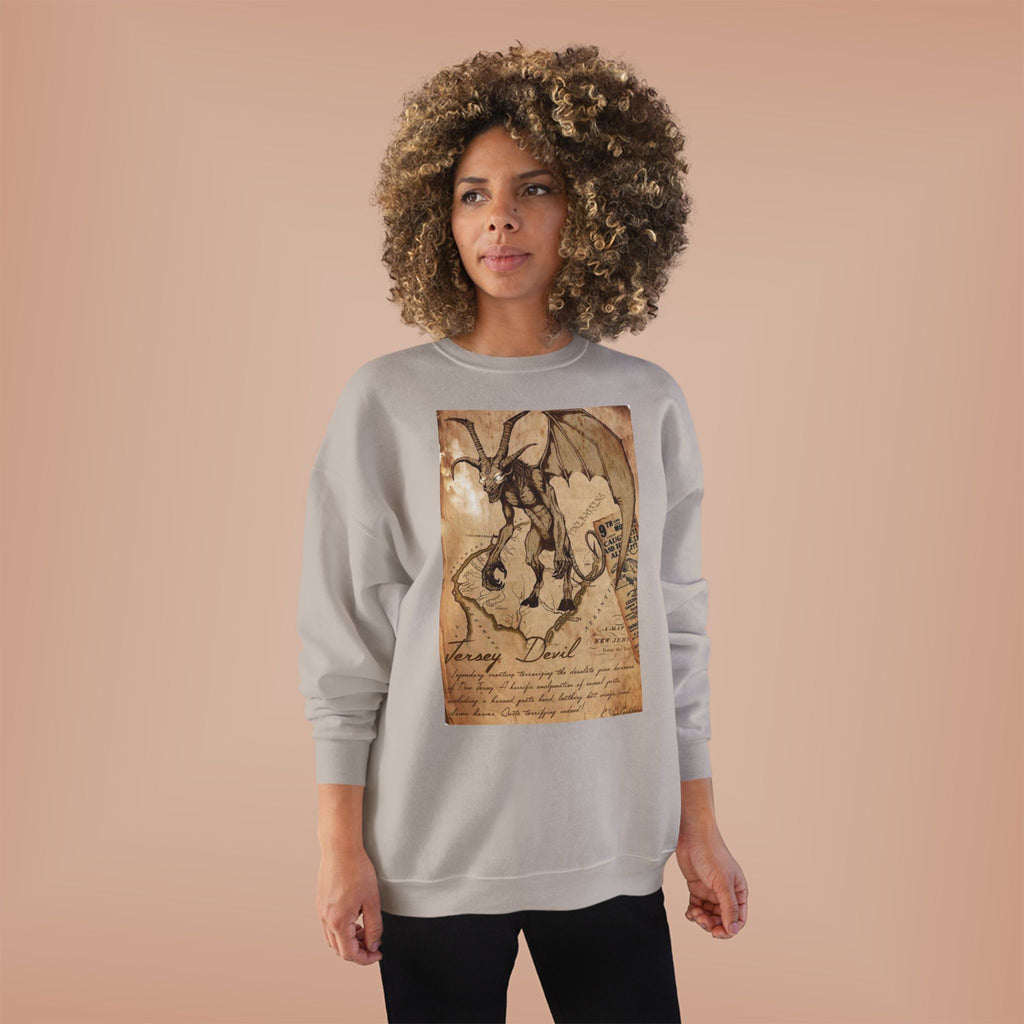 Vintage Demon Sketch Crewneck Sweatshirt
