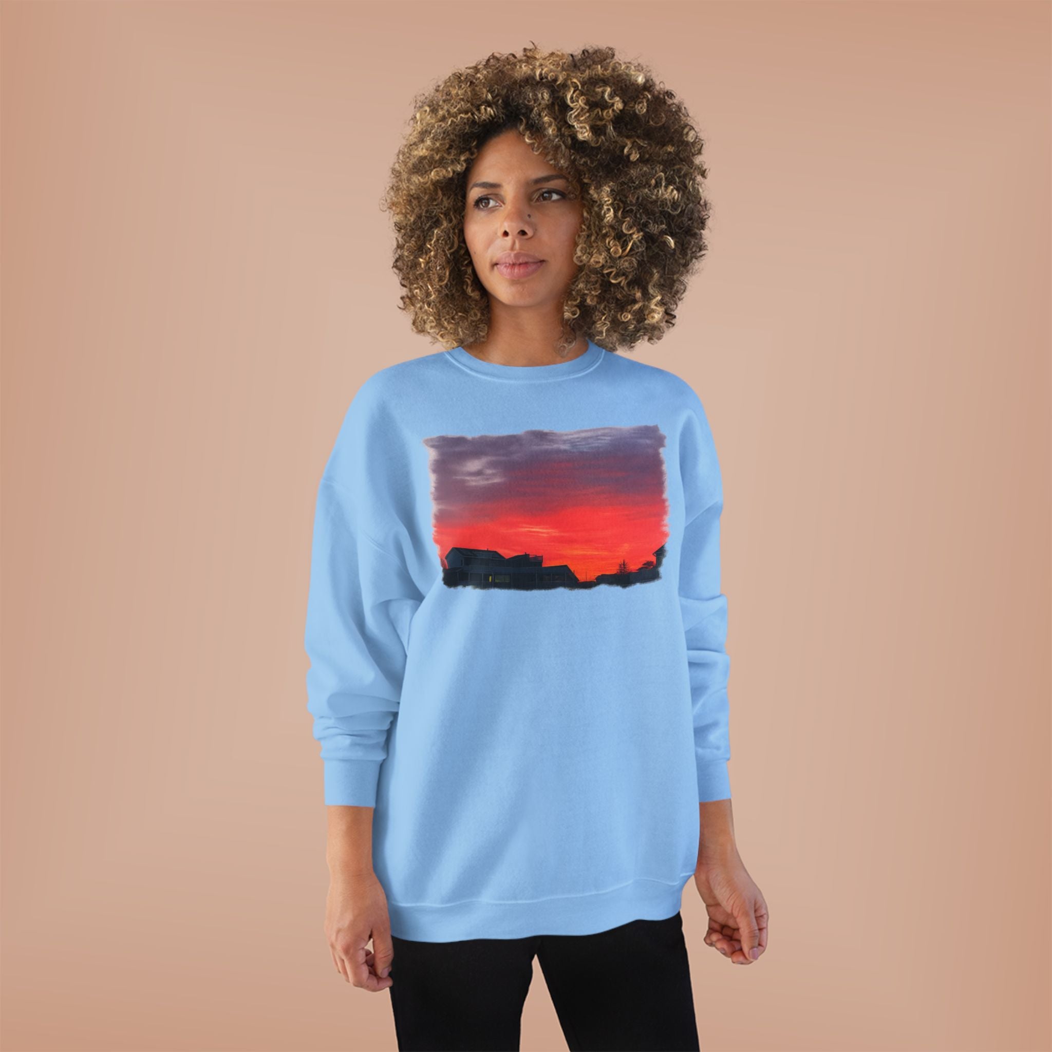 Sunset Skyline Crewneck Sweatshirt