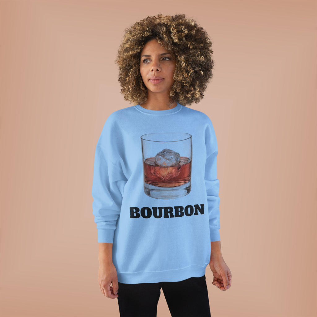 Bourbon Glass Sweatshirt — Vintage Whiskey Crewneck