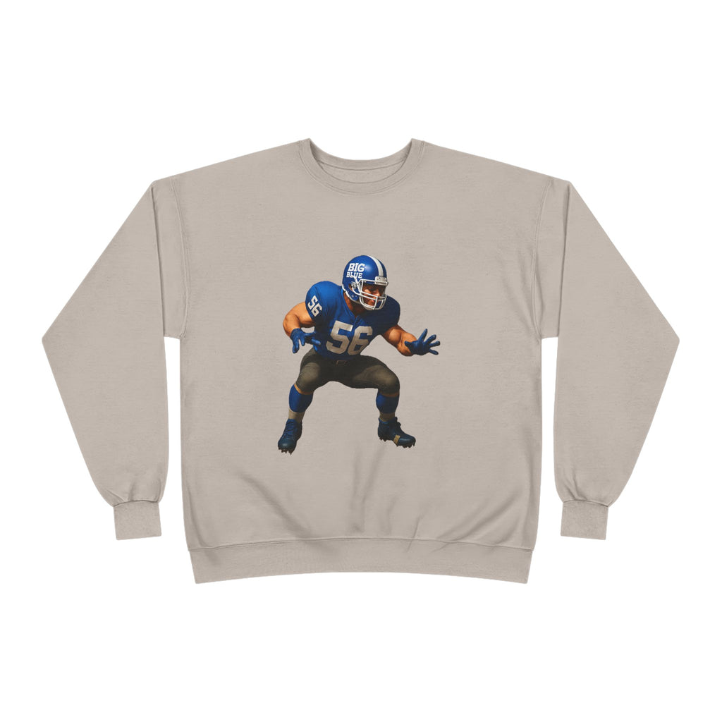 Football Linebacker Illustration Crewneck Sweatshirt