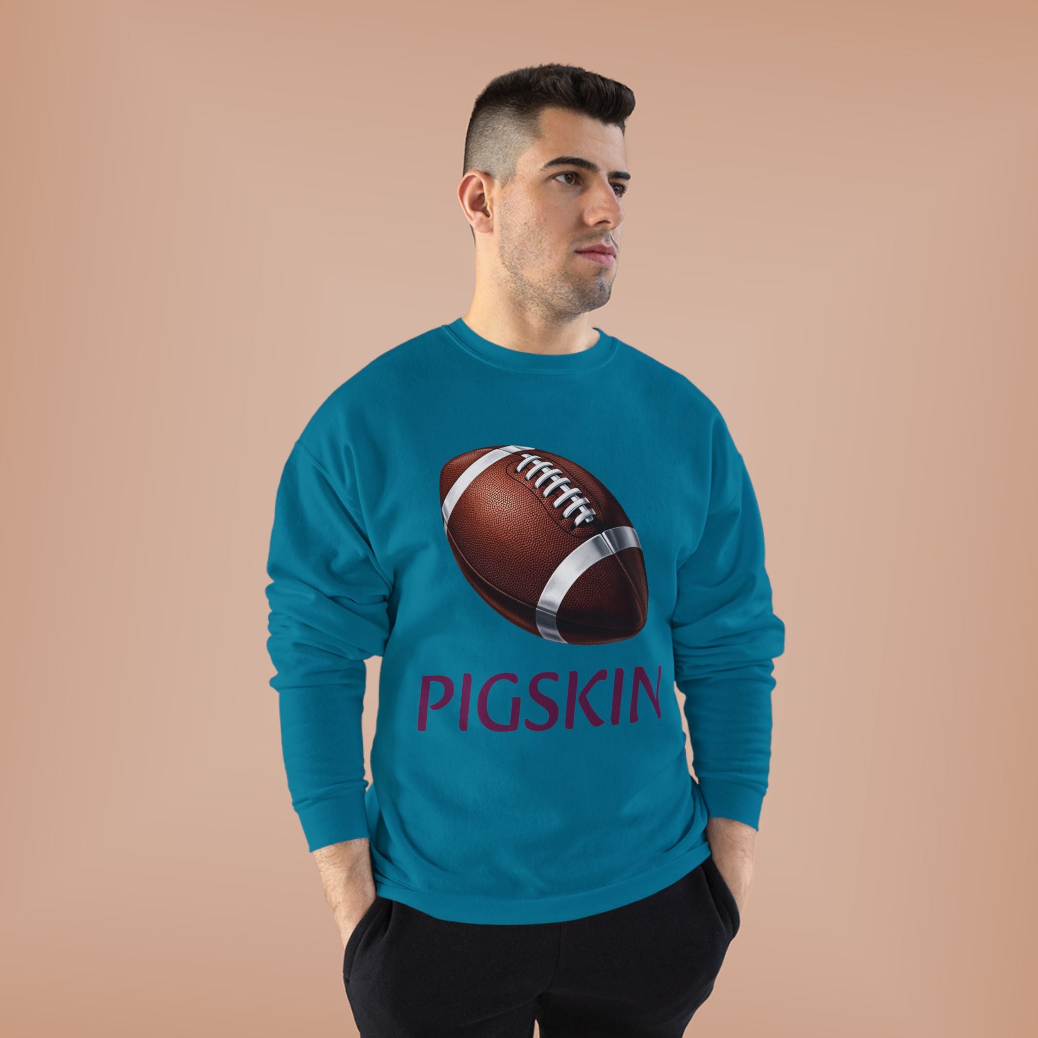 Football Vintage Graphic Sweatshirt — "Pigskin" Crewneck