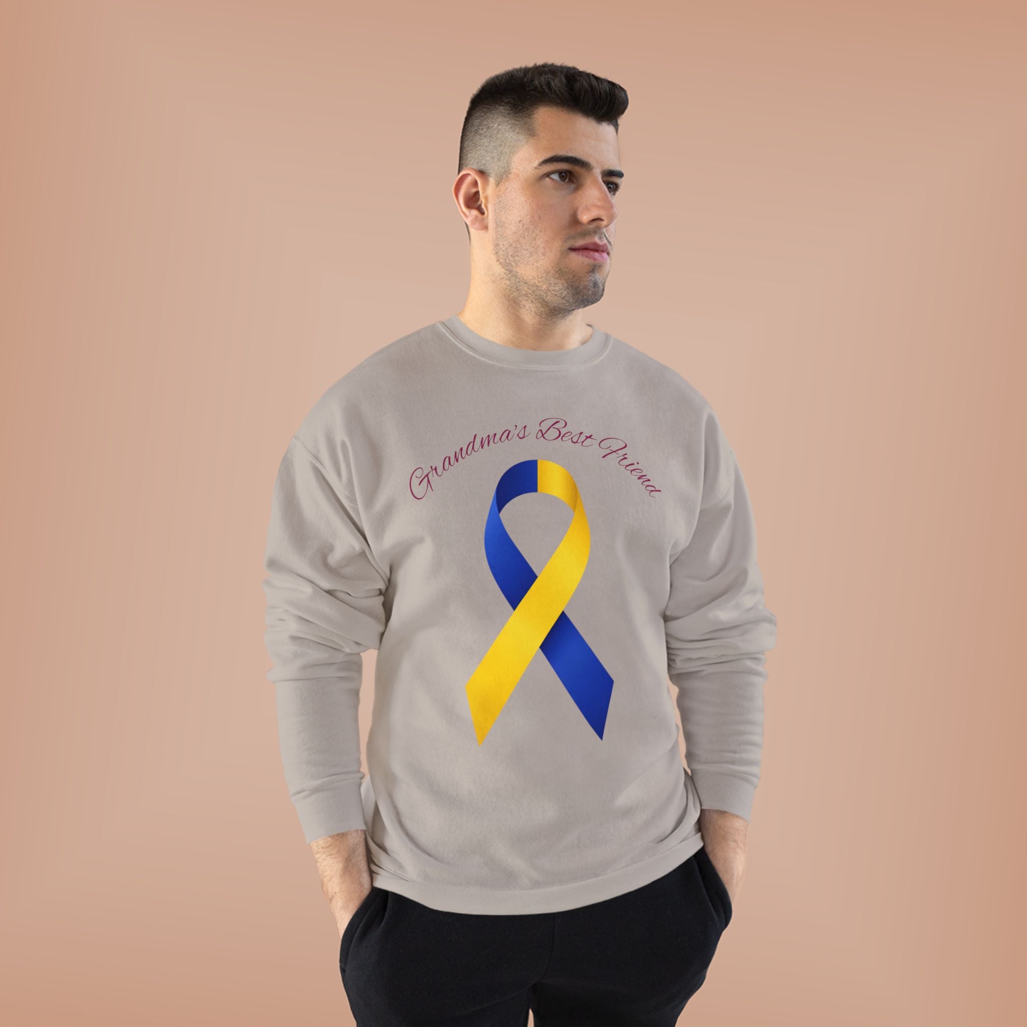 Grandma's Brave Cancer Ribbon Sweatshirt