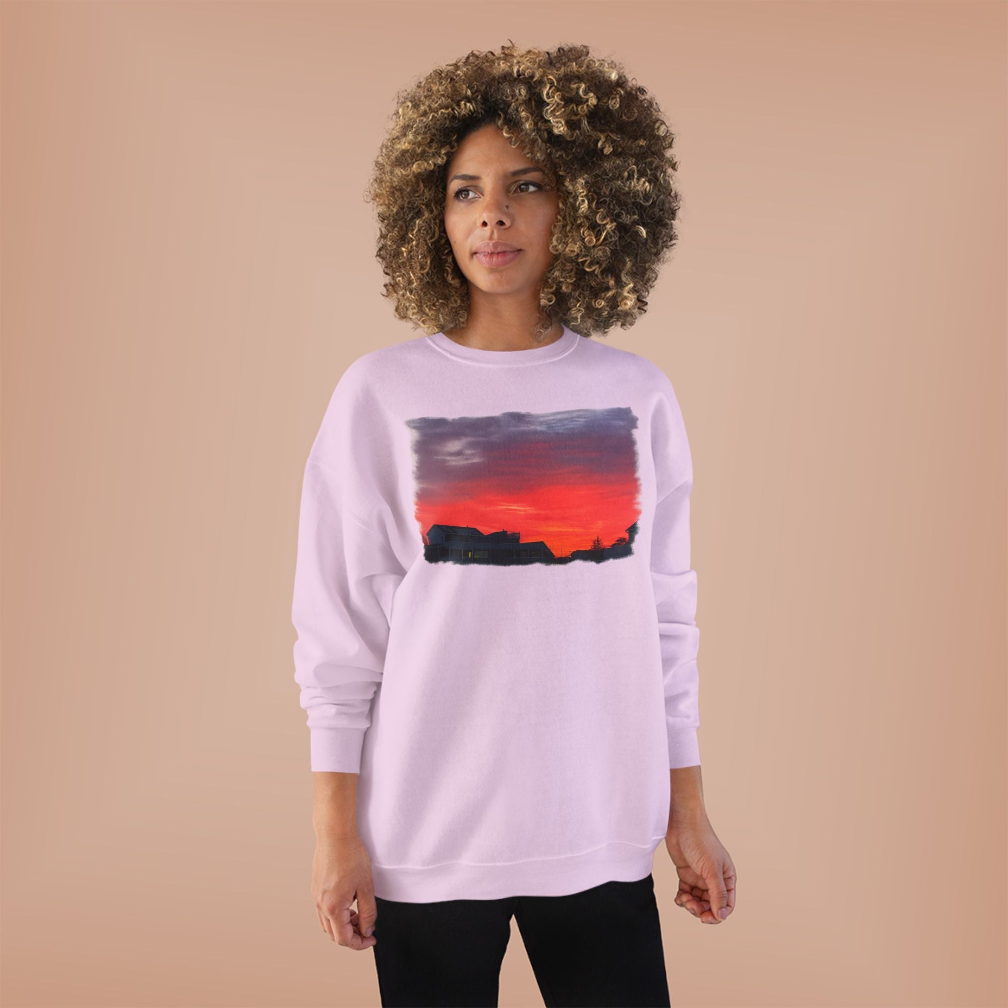 Sunset Skyline Crewneck Sweatshirt