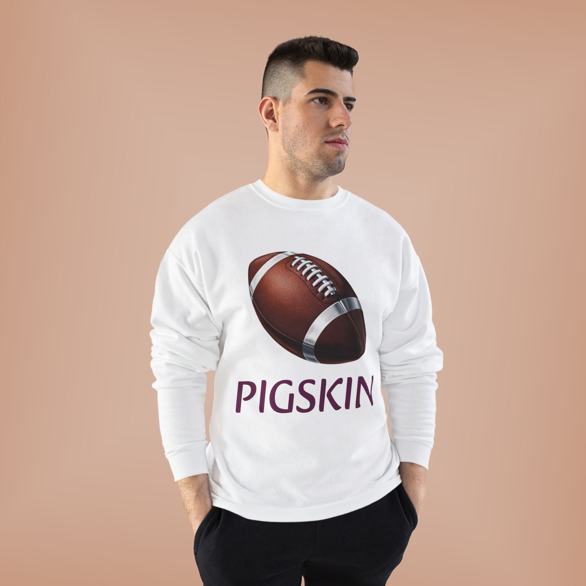 Football Vintage Graphic Sweatshirt — "Pigskin" Crewneck