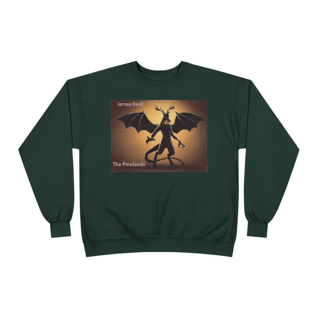 Devil Dragon Crewneck Sweatshirt – "The Firelands" Gothic Fantasy Graphic