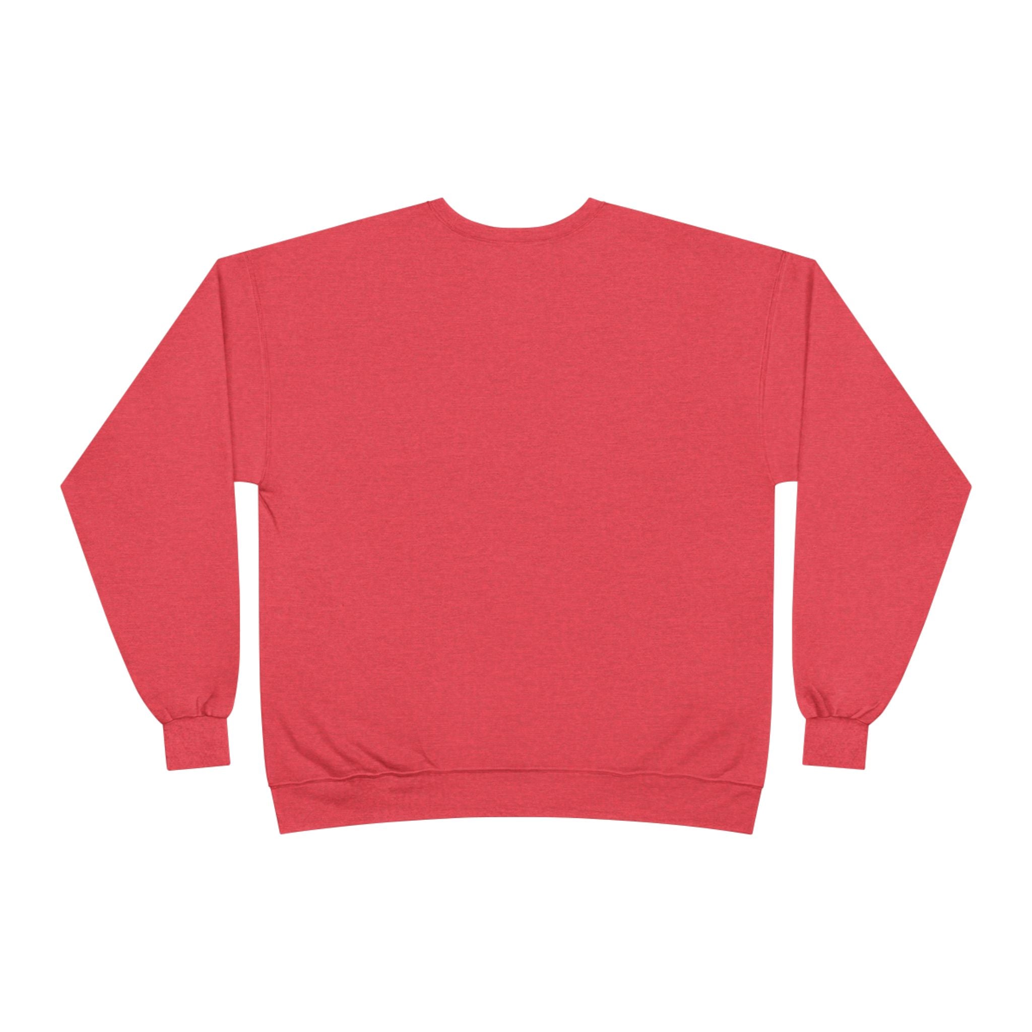 Cannabis Leaf Crewneck Sweatshirt — "Smoke Smart Today"