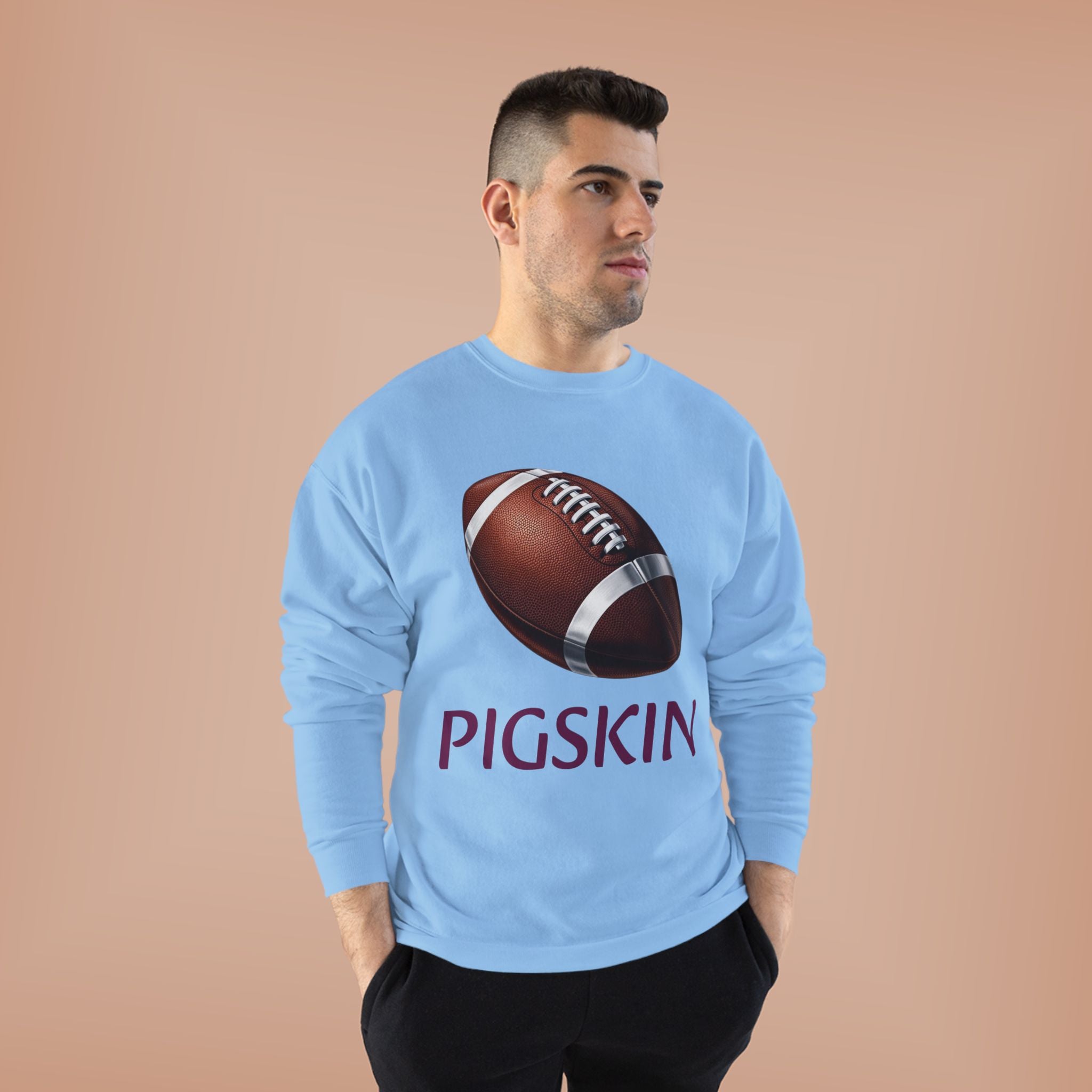 Football Vintage Graphic Sweatshirt — "Pigskin" Crewneck
