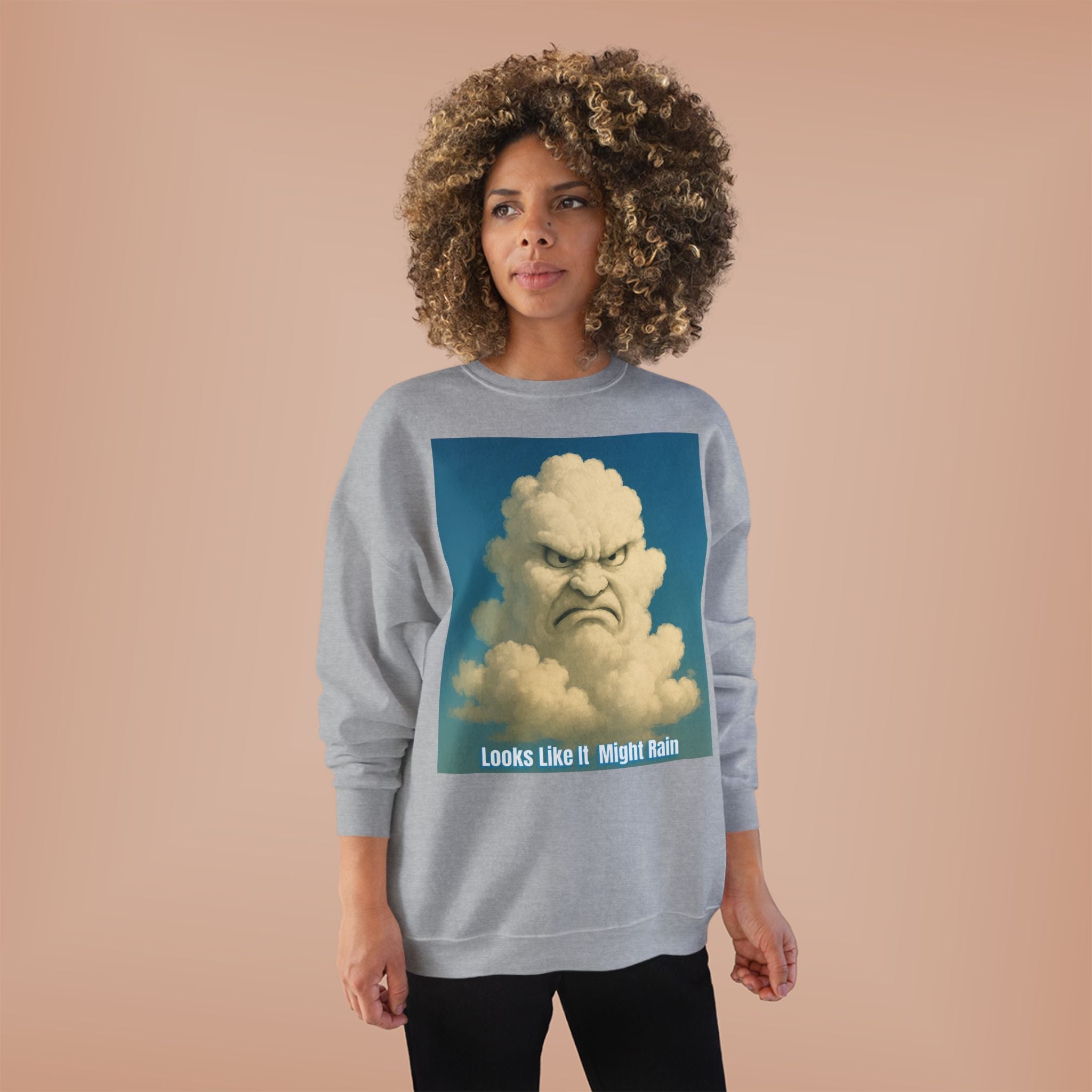 Angry Cloud 'Looks Like It Might Rain' Sweatshirt