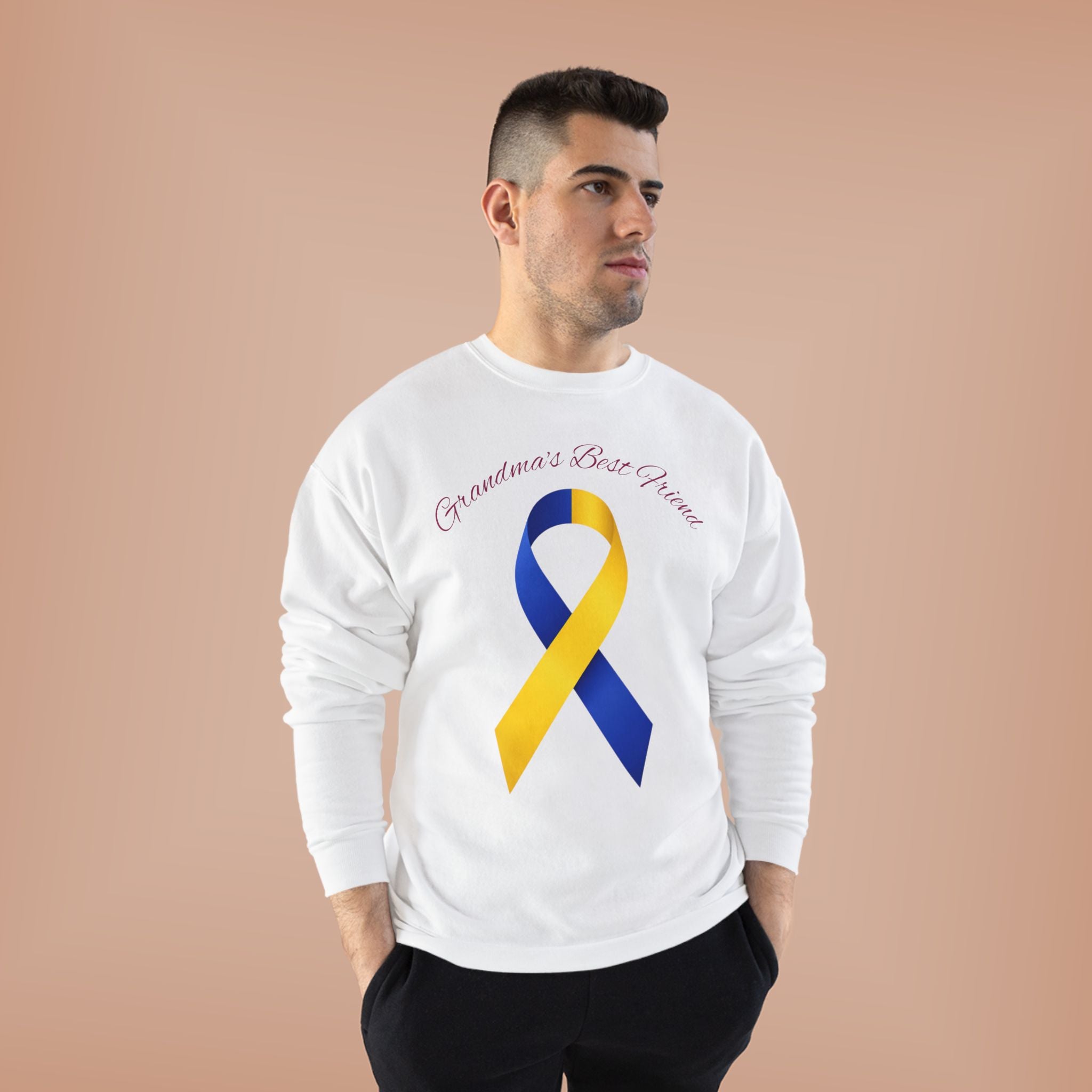 Grandma's Brave Cancer Ribbon Sweatshirt