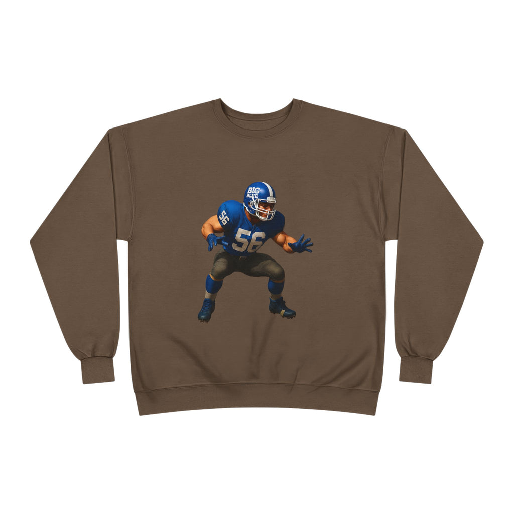 Football Linebacker Illustration Crewneck Sweatshirt