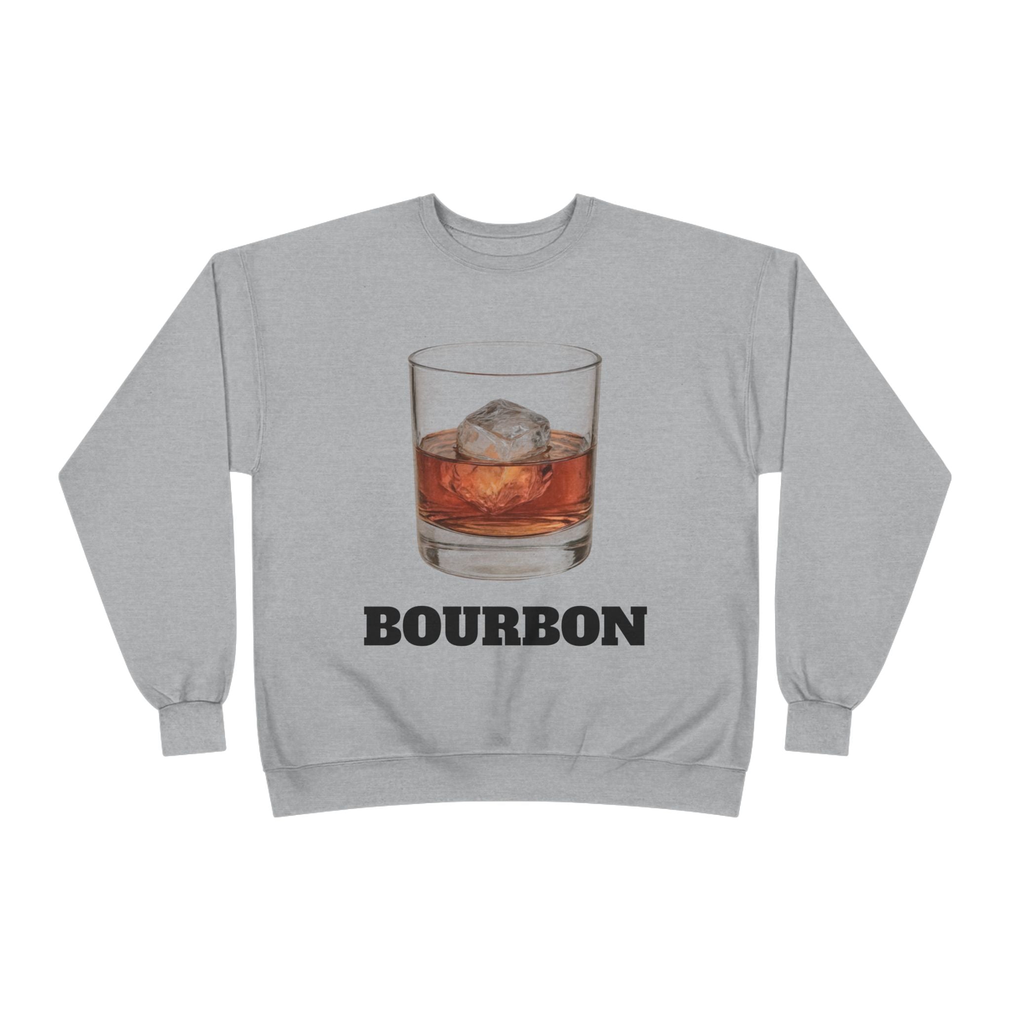 Bourbon Glass Sweatshirt — Vintage Whiskey Crewneck