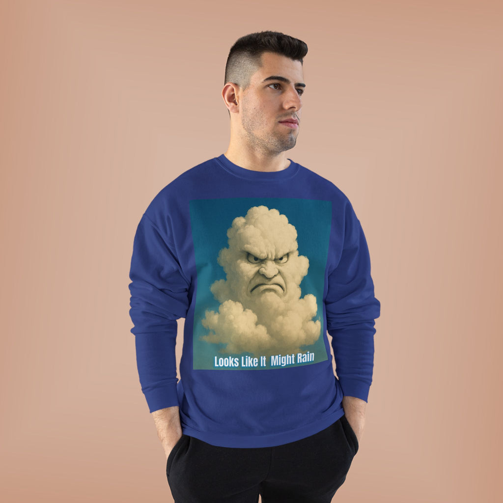 Angry Cloud 'Looks Like It Might Rain' Sweatshirt