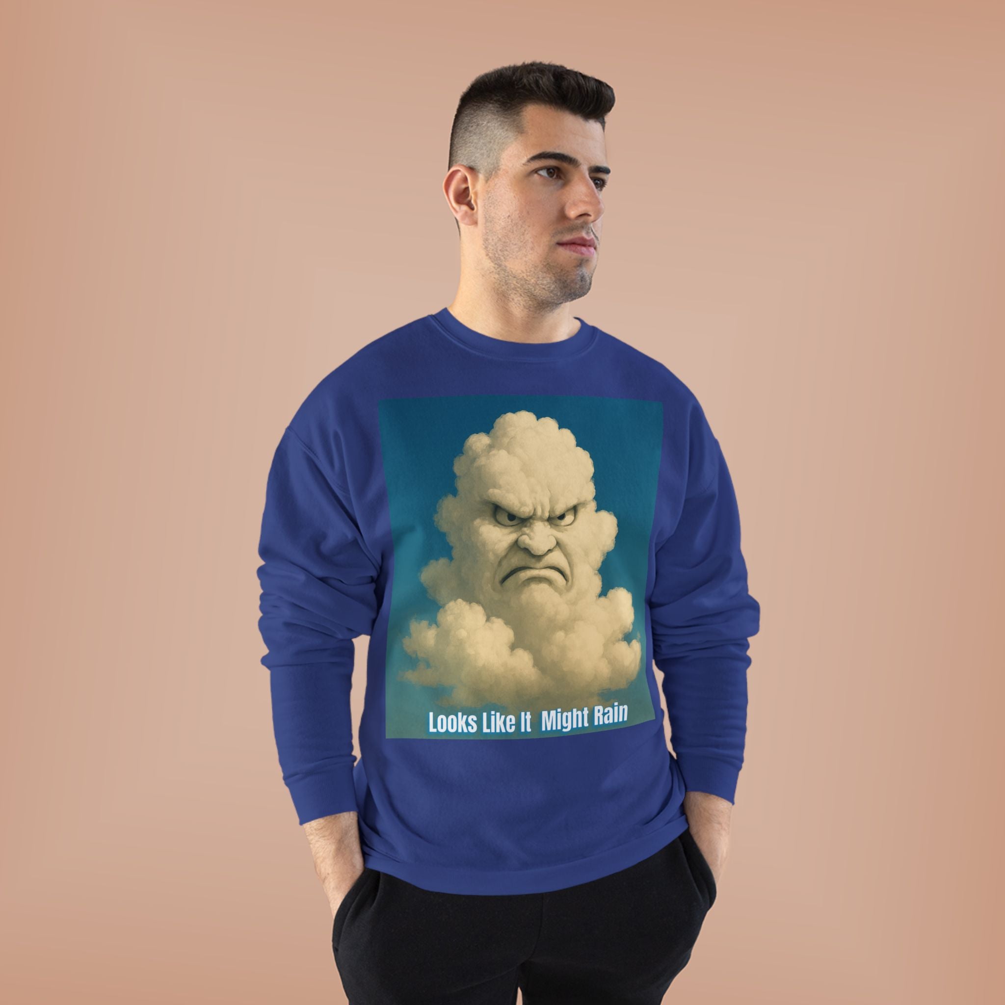 Angry Cloud 'Looks Like It Might Rain' Sweatshirt