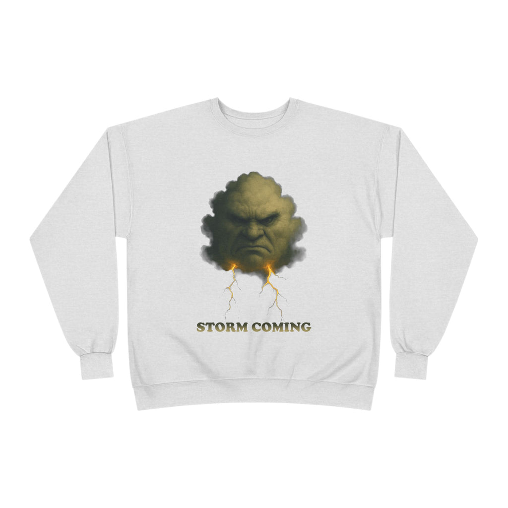 Storm Coming Sweatshirt — Angry Cloud Graphic Crewneck