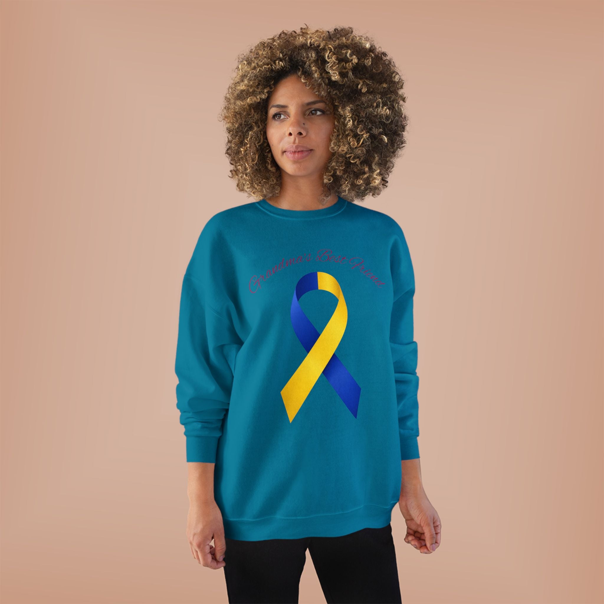 Grandma's Brave Cancer Ribbon Sweatshirt