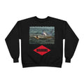 Shark Attack Warning Crewneck Sweatshirt