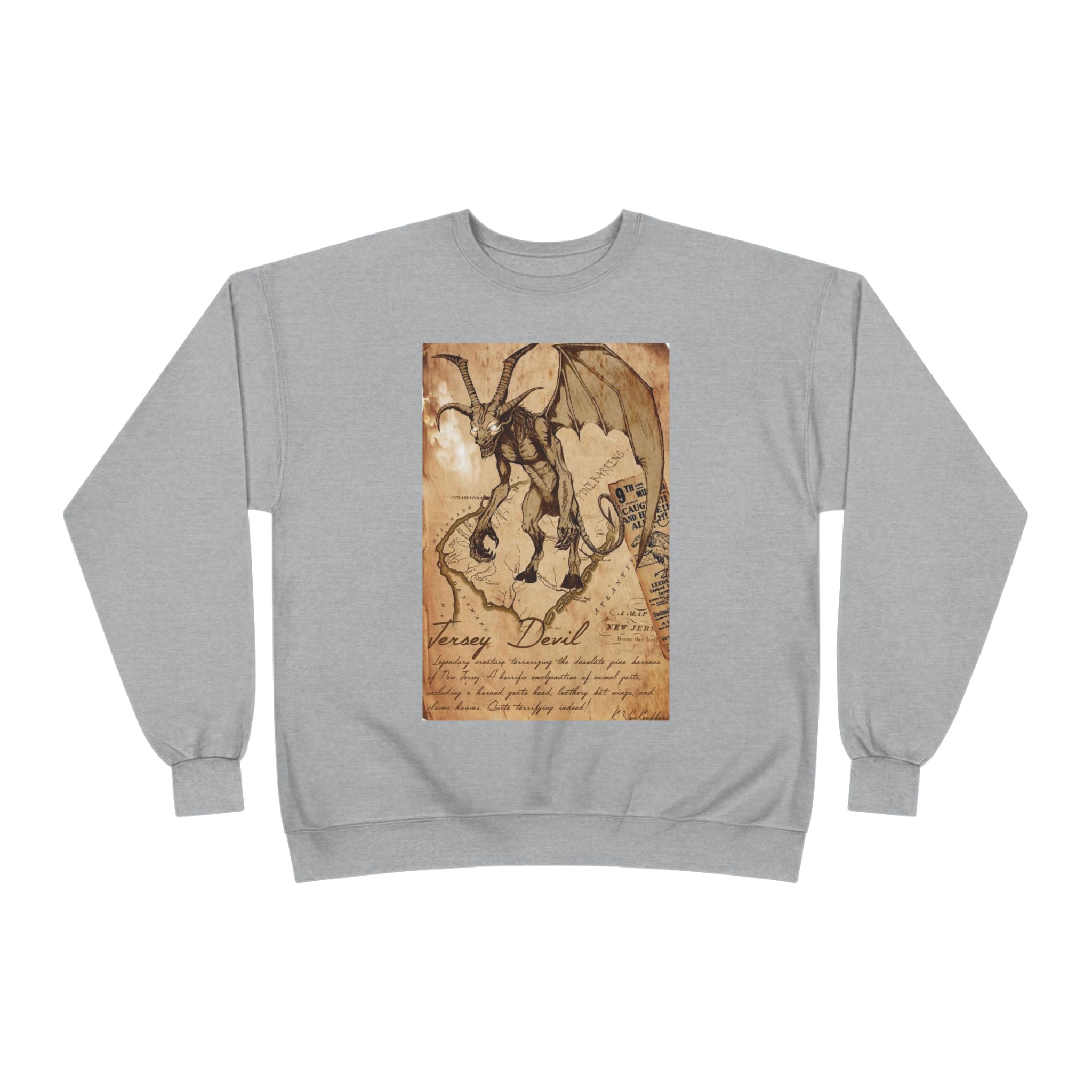 Vintage Demon Sketch Crewneck Sweatshirt