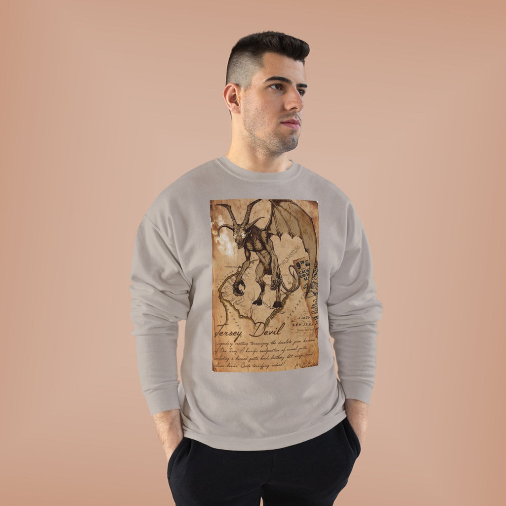 Vintage Demon Sketch Crewneck Sweatshirt