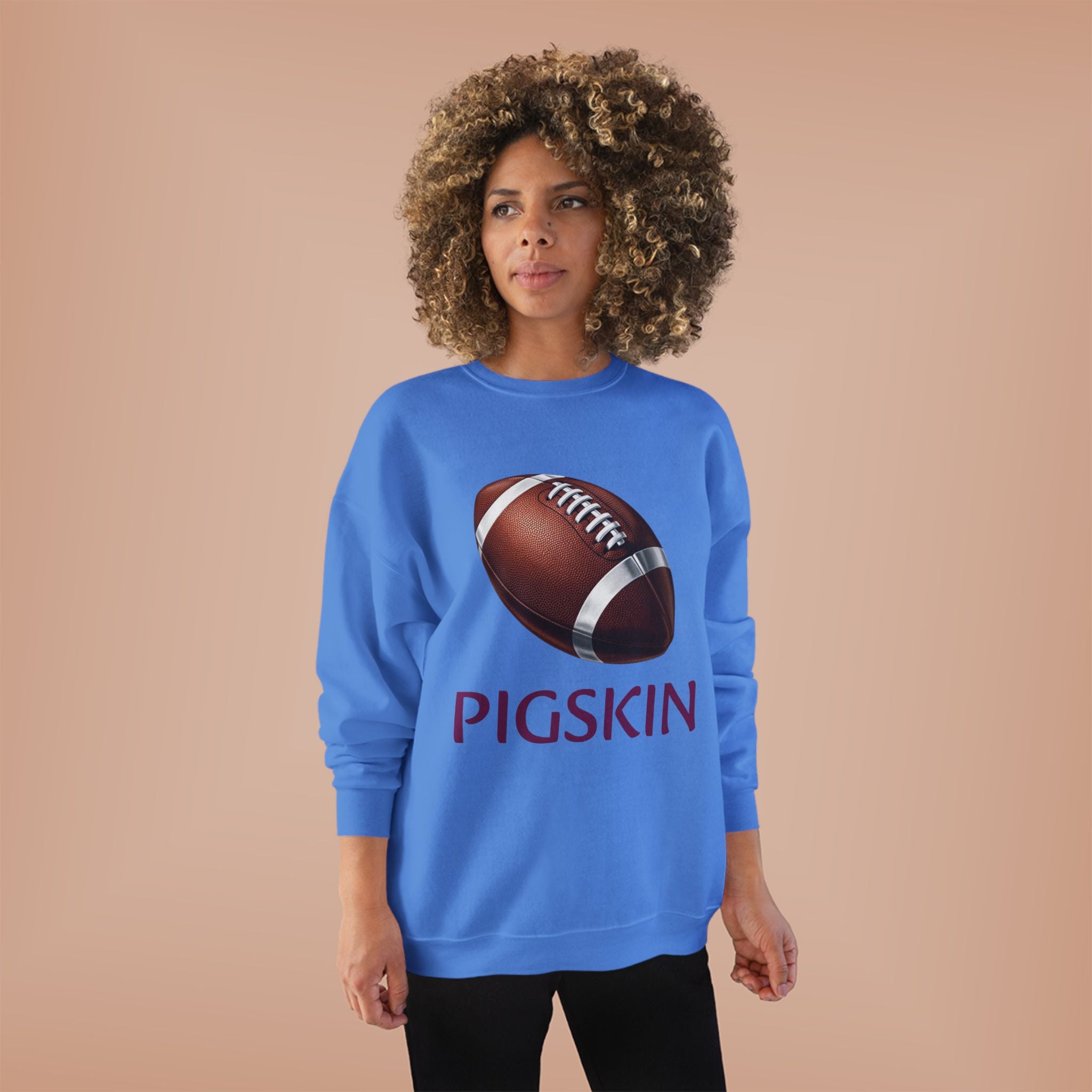 Football Vintage Graphic Sweatshirt — "Pigskin" Crewneck