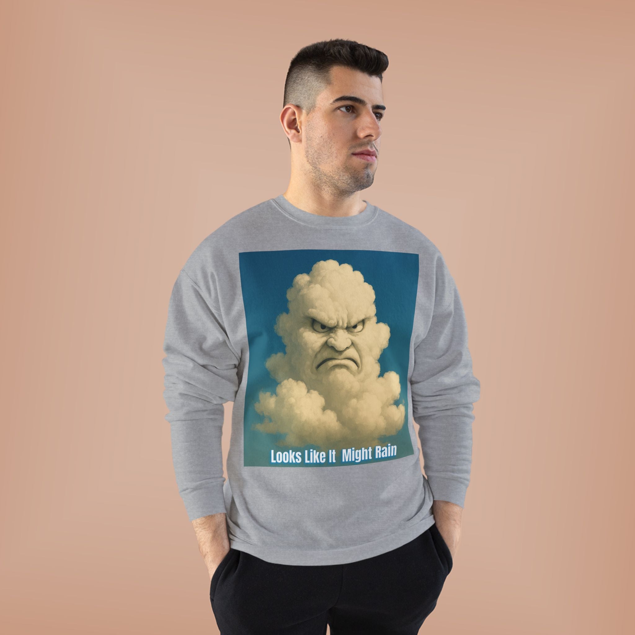 Angry Cloud 'Looks Like It Might Rain' Sweatshirt