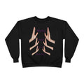 Crewneck Sweatshirt — 'Wishful' Hand Gesture Graphic Tee ("Wishful, More, Please, How Big?")